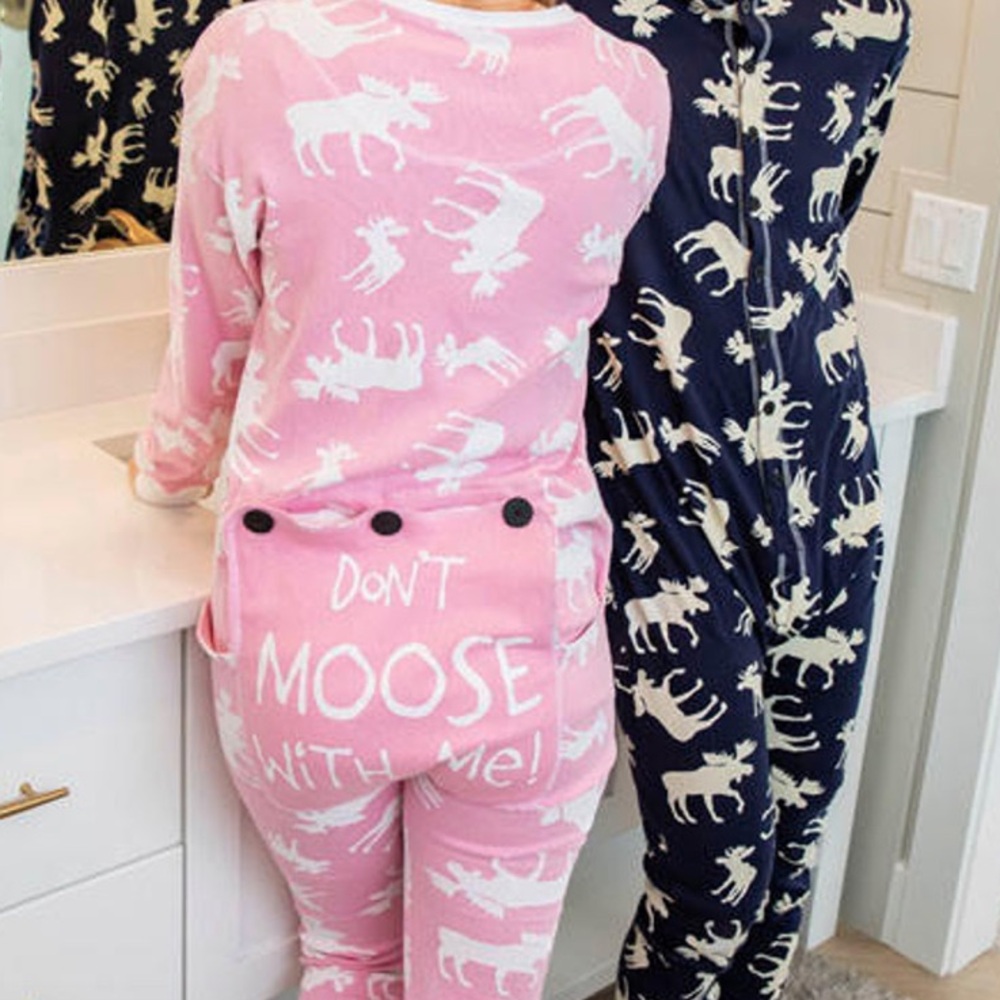 NWT‼️Moose Longjohn onesie Pajama